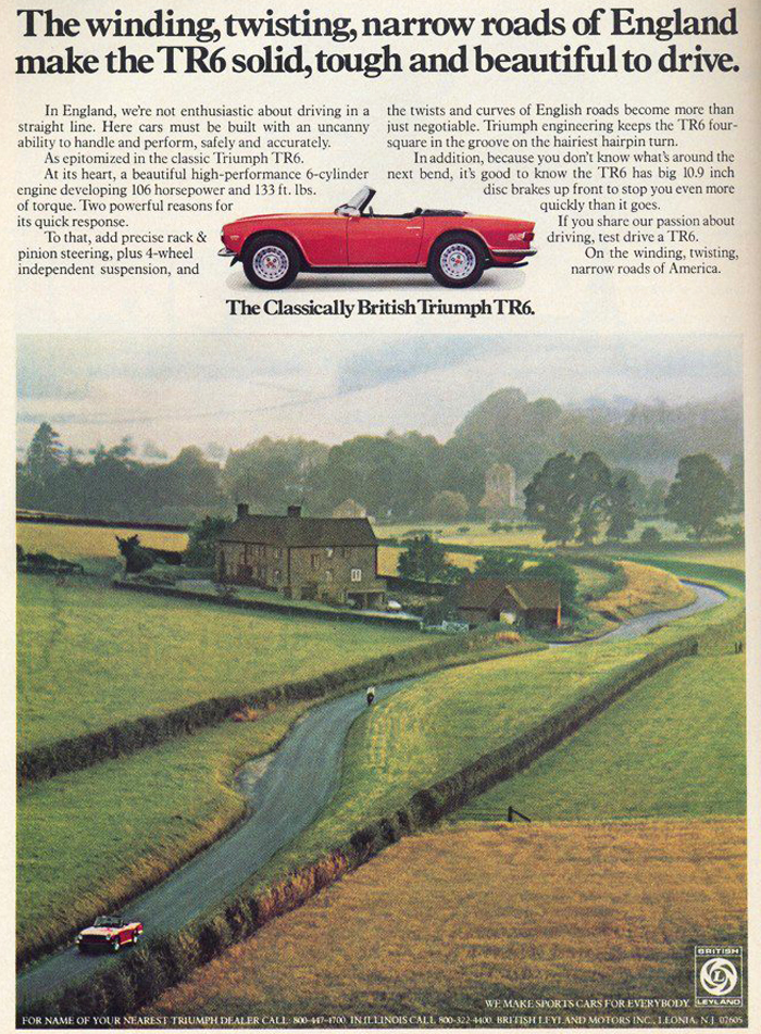 1973 Triumph Auto Advertising